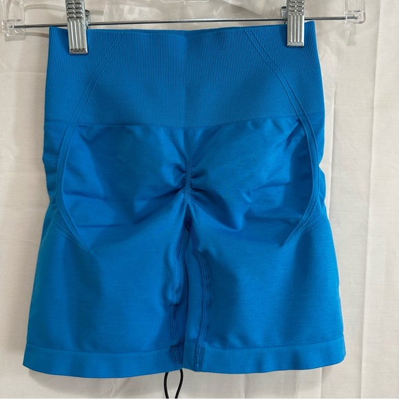 ONER ACTIVE Women Effortless Seamless Activewear Workout Shorts Tropical Blue XS - Picture 3 of 11